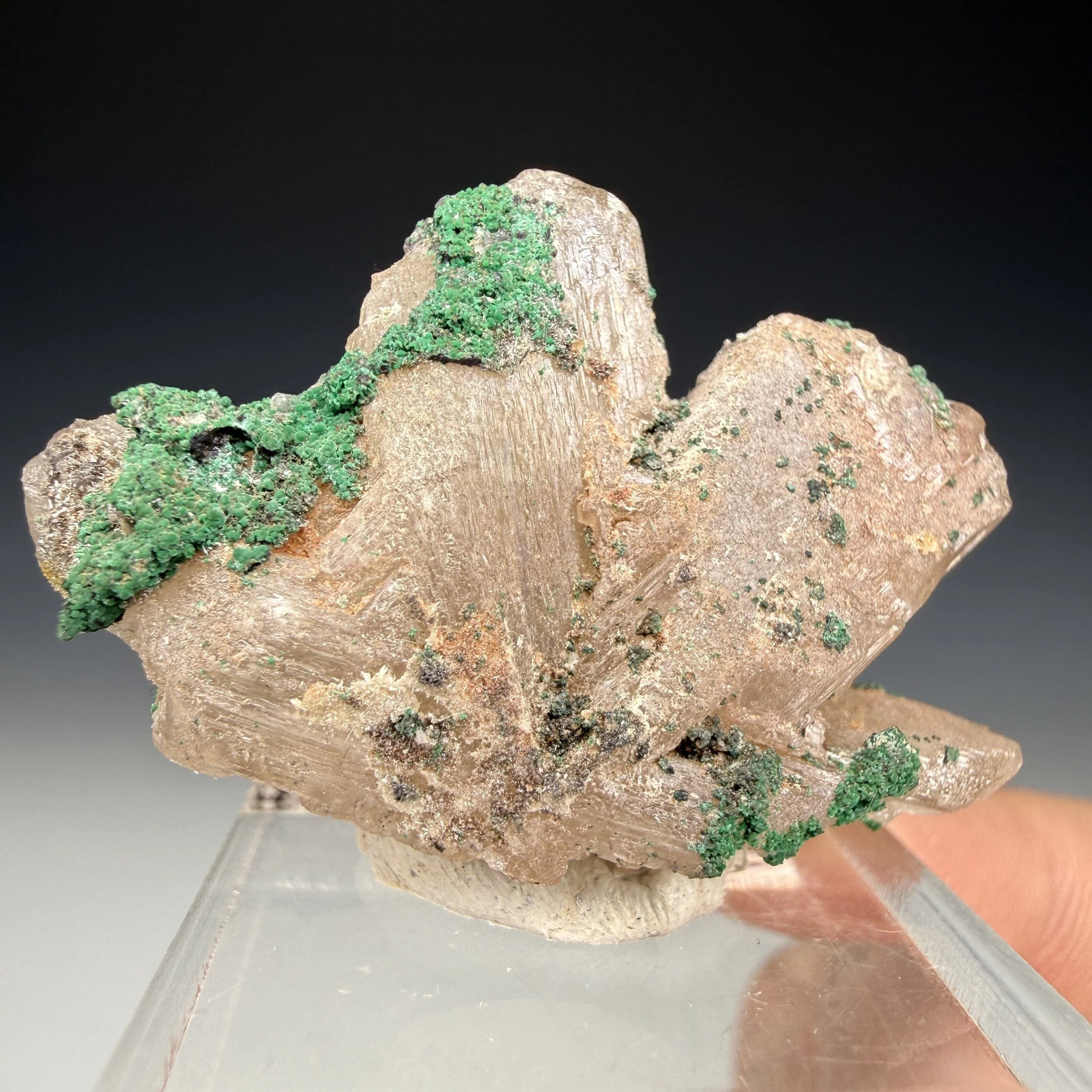Cerussite, Malachite, Tsumeb Mine, Oshikoto Region, Namibia