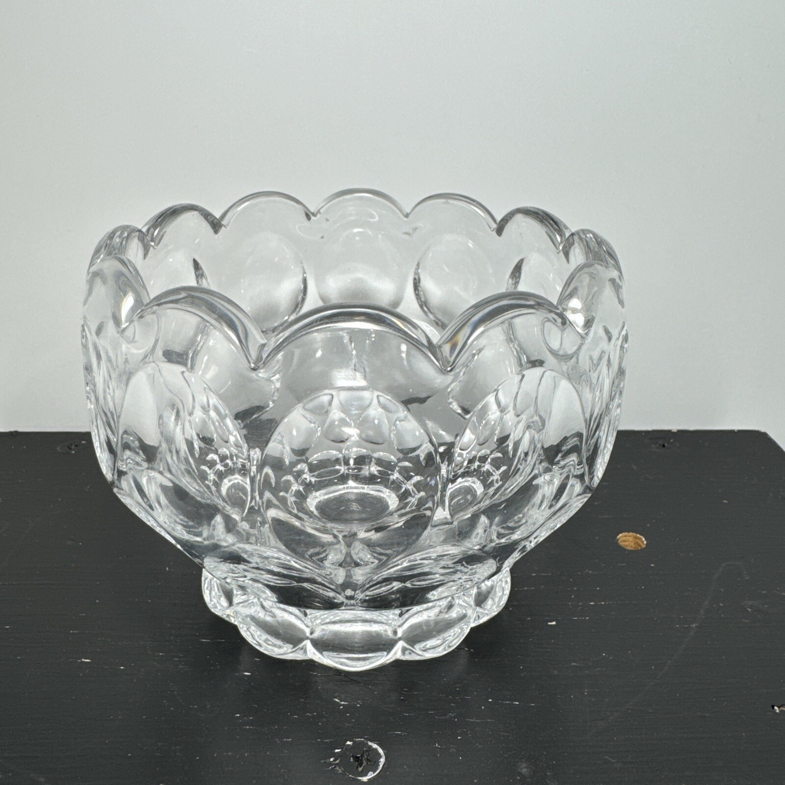 Vintage Heisey Clear Glass Candy Dish Bowl 3.5 Vintage Heisey Clear Glass Candy Dish Bowl 3.5