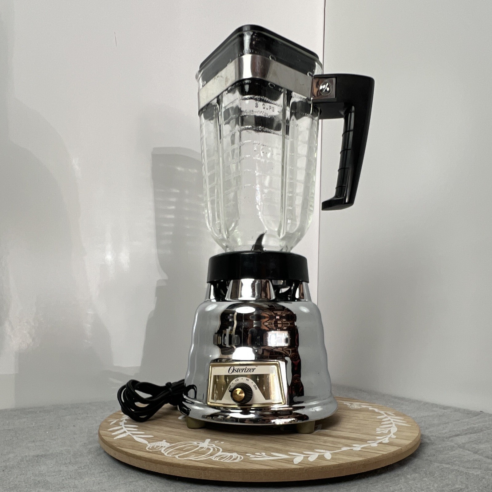 Vintage Osterizer Imperial 238 Beehive Deluxe Chrome Blender 2 Speed Tested