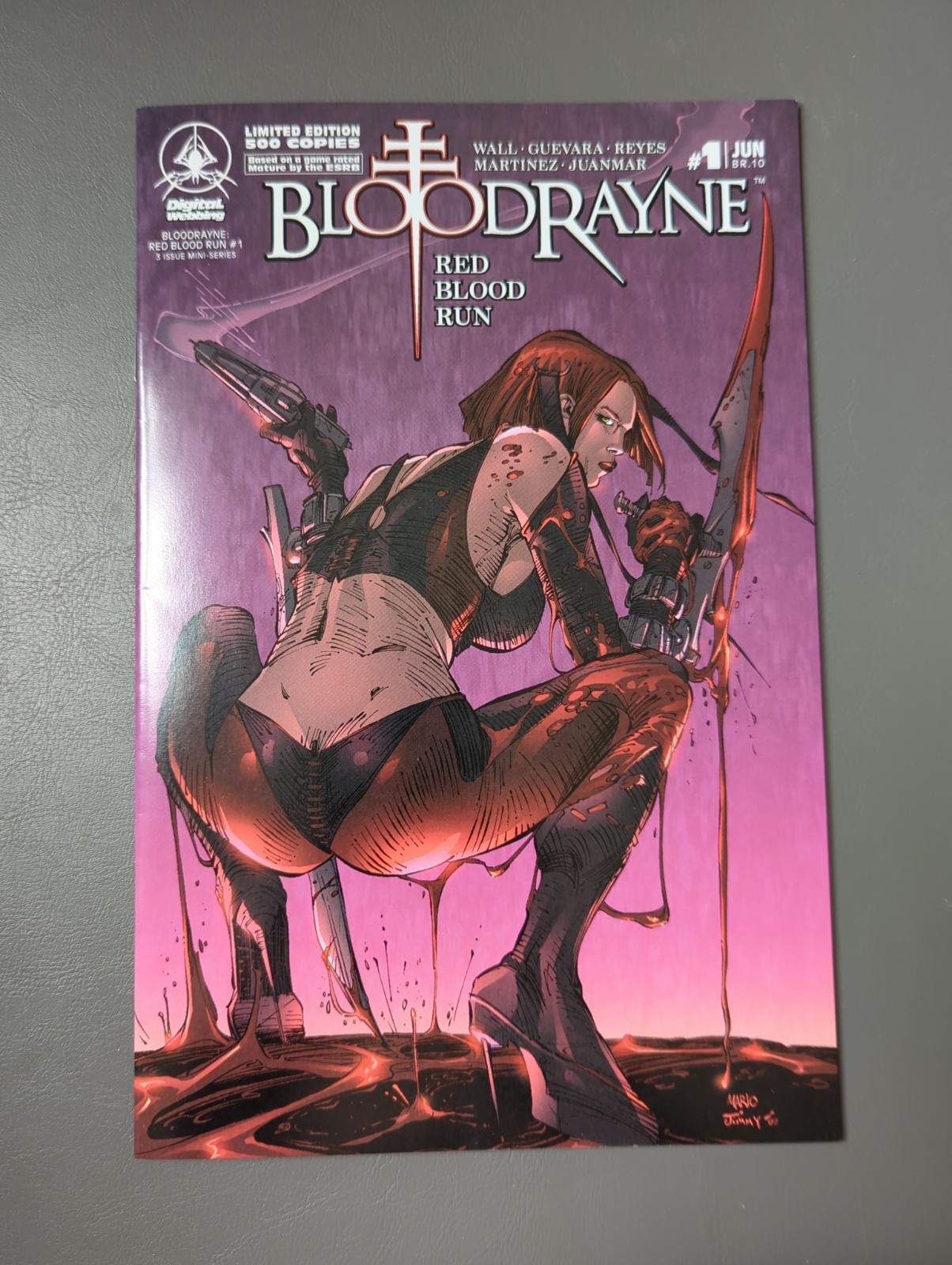 Bloodrayne Red Blood Run 1-3 2007 With Incentive Cover Digital Webbing