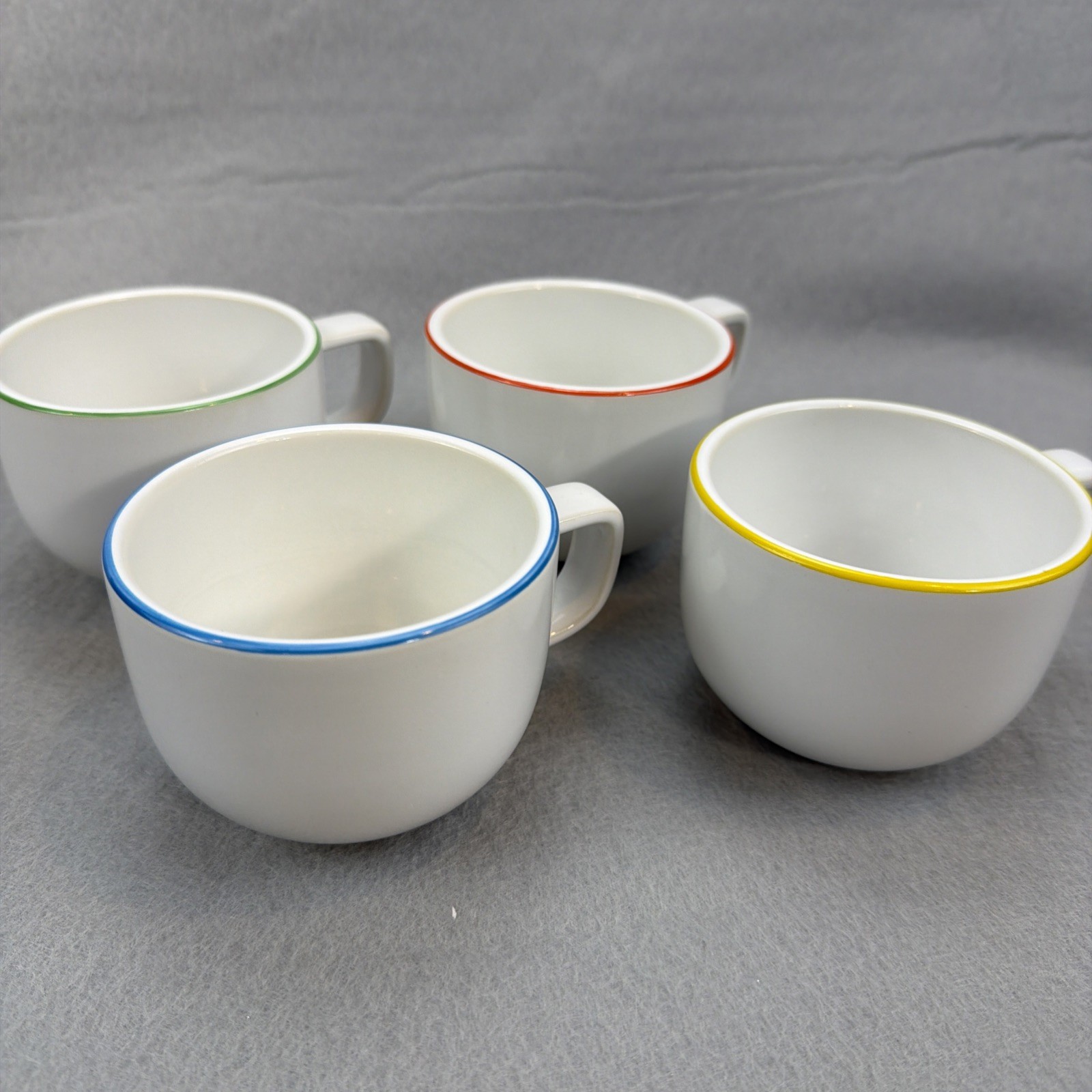 Sasaki Colorstone Set Of 4 Coffee Tea Cups Japan Vignelli Designs Sasaki Colorstone Set Of 4 Coffee Tea Cups Japan Vignelli Designs