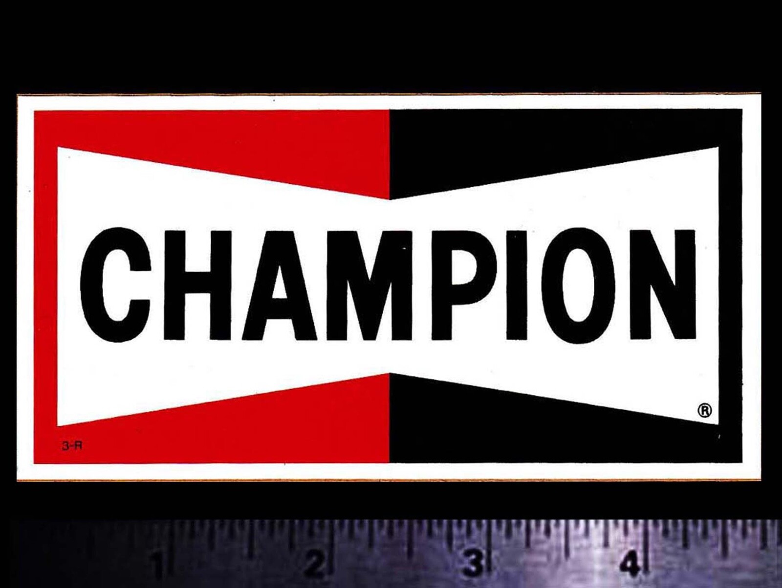 CHAMPION - Original Vintage 1970’s 80’s Racing Decal/Sticker - 4.75 inch size