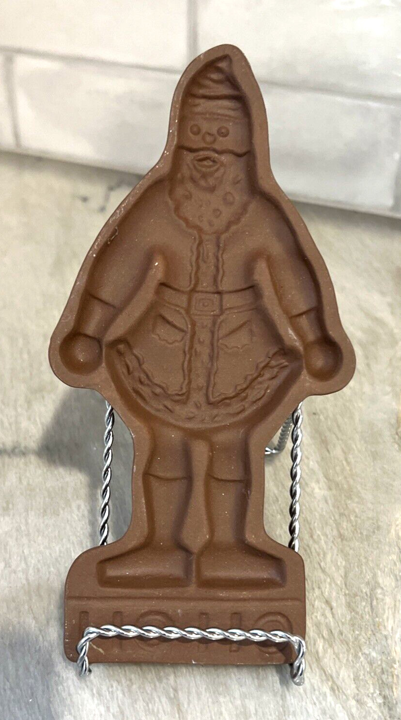 St. Nick Stoneware Cookie - Butter - Mold - Ornament by Hartstone