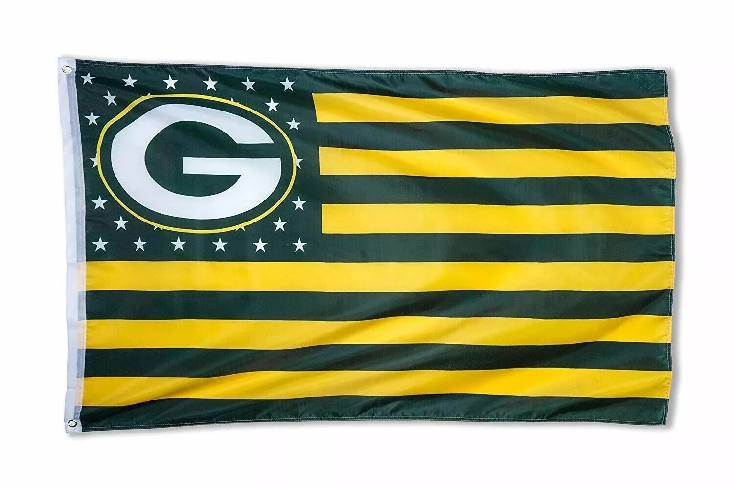 Green Bay Packers 3x5 Foot American Flag Banner New
