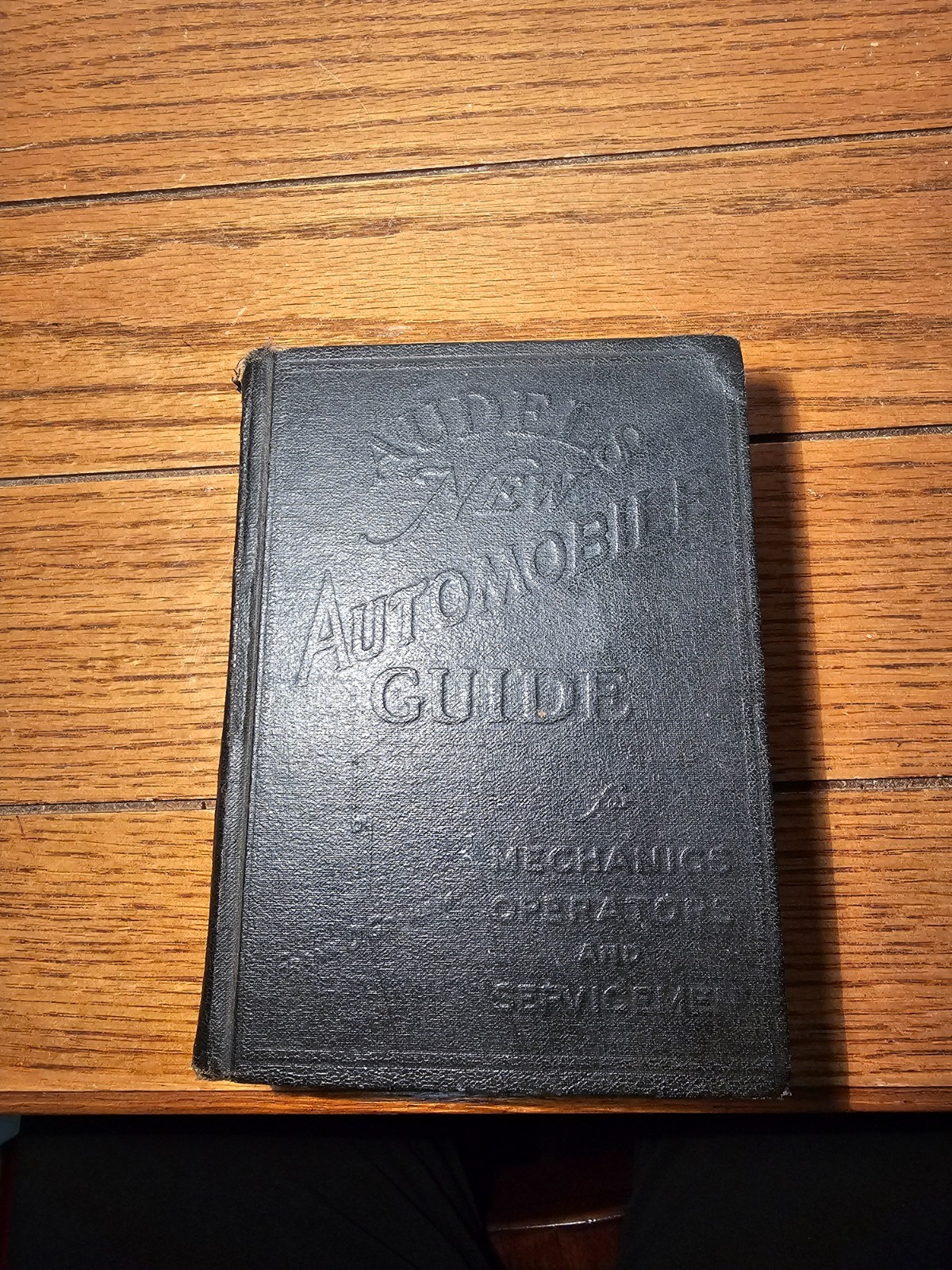 VINTAGE 1959 AUDELS NEW AUTOMOBILE GUIDE HARD COVER BOOK