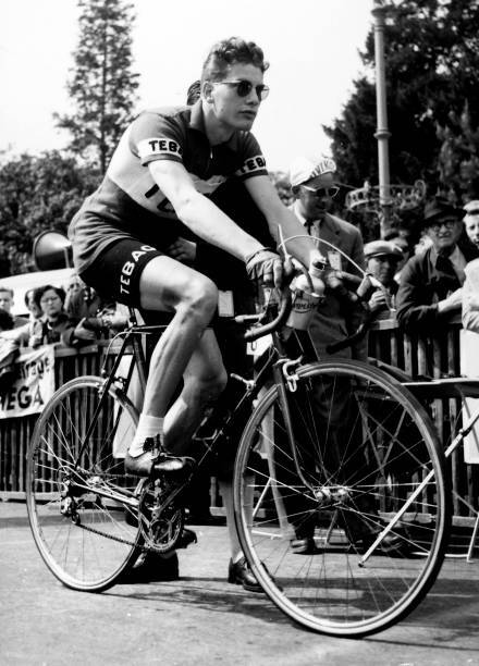 Tour de Romandie 1953 Rolf Graf Switzerland 1950s Historic Old Photo