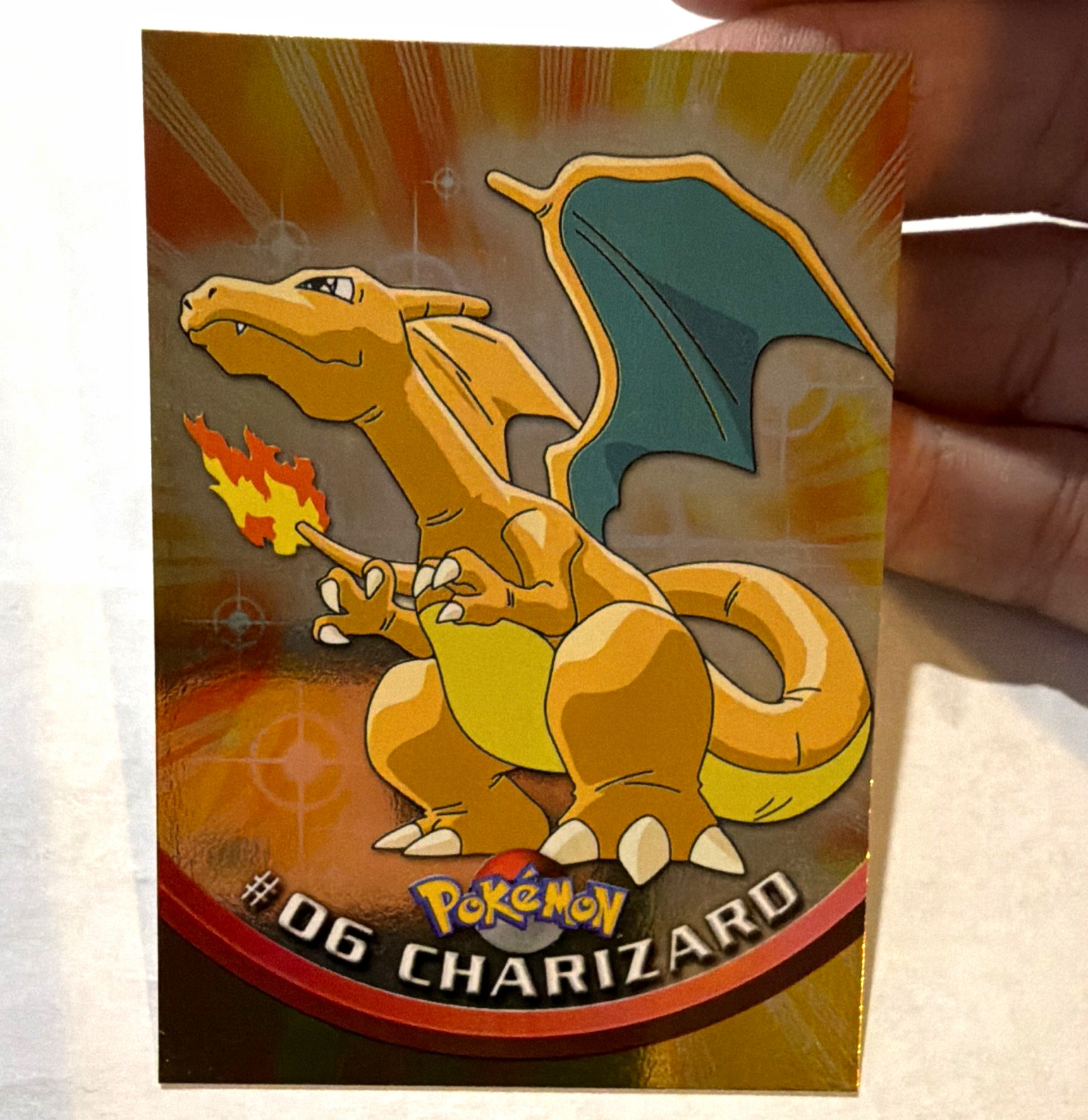 Topps 2000 Pokémon The Movie 2000 TV Animation Edition Charizard Card #06