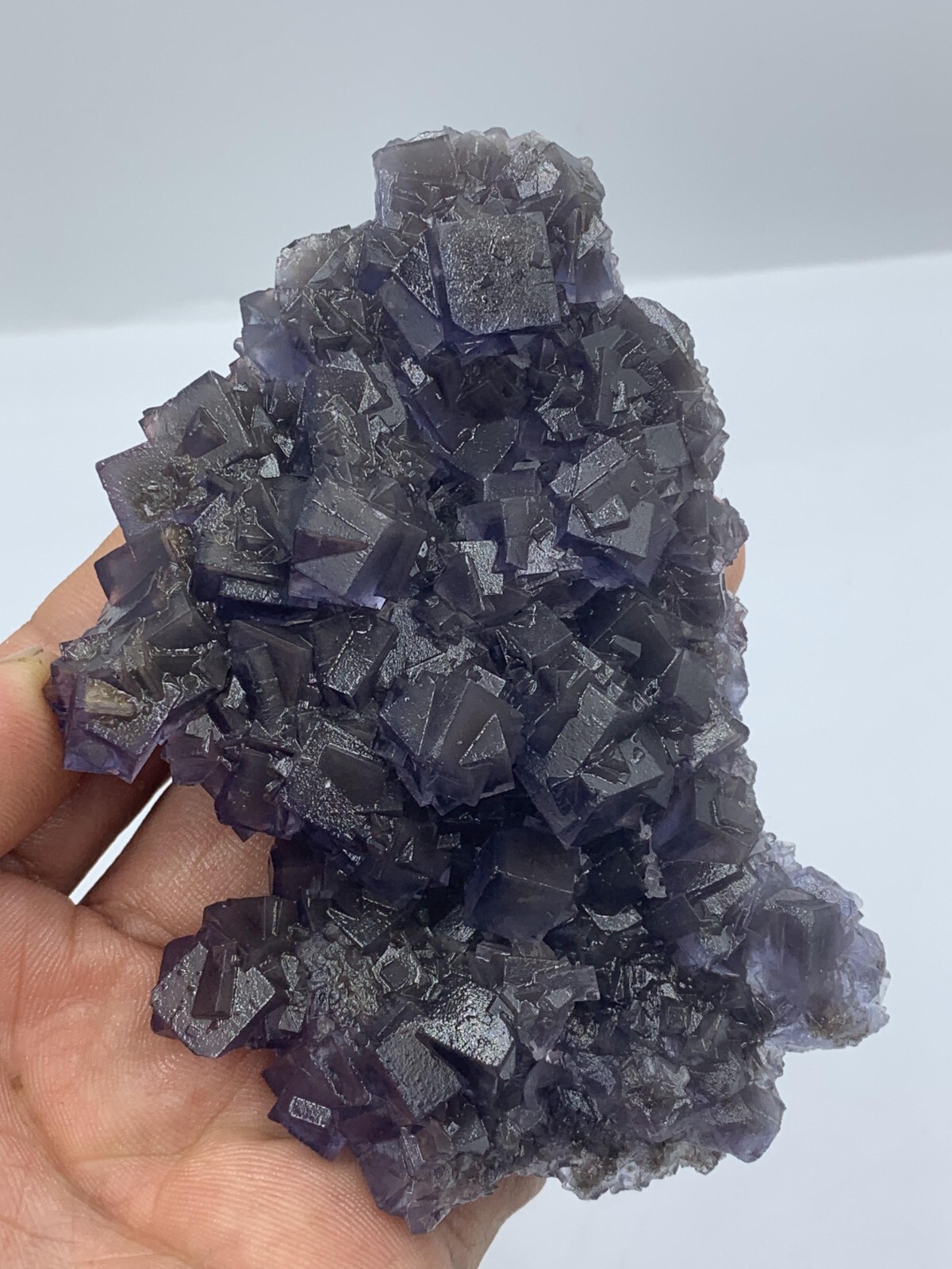 187 Gram Extremely Beautiful Well Blue Cubic Fluorite From Pakistan.