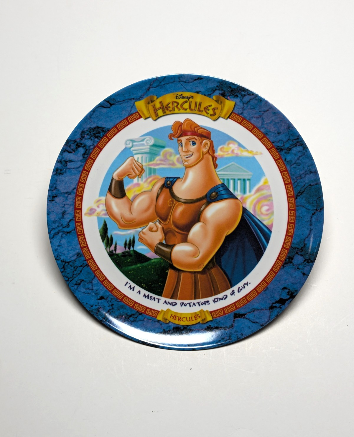 1997 McDonalds Disney Hercules Plastic Plates \