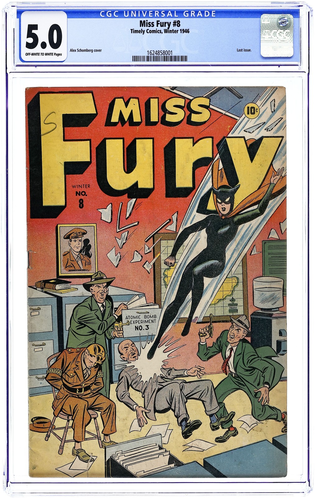 Miss Fury Comics #8 CGC 5.0 1946 1624858001