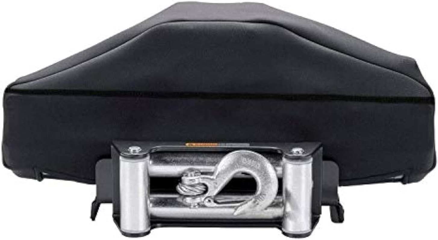 Winch Cover,Heavy Duty Uv-Resistant Waterproof Winch Protective Cover with Draws Winch Cover,Heavy Duty Uv-Resistant Waterproof Winch Protective Cover with Draws