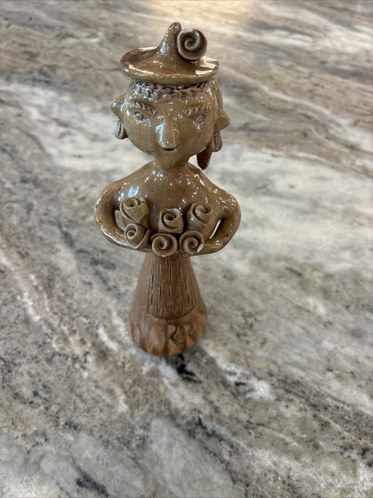 Rosa Ramalho Vintage Ceramic Sculpture Portugal Folk  Art Pottery