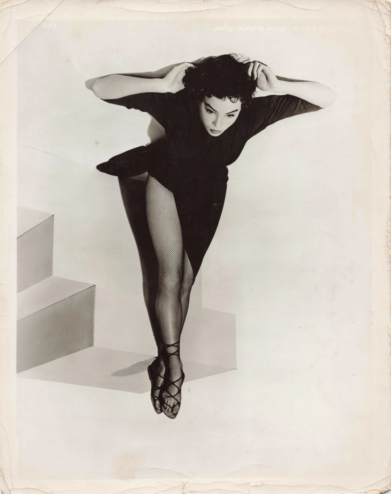 Leslie Caron 8x10 Portrait Actress Vintage Publicity Photo