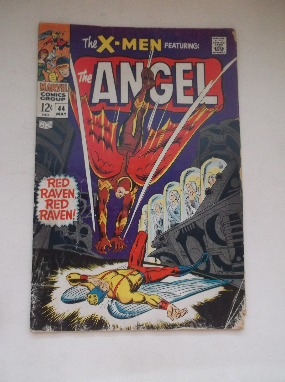 MARVEL: THE X-MEN #47, 1ST RED RAVEN, ICEMAN SOLO BACKUP STORY, 1968, GD- (1.8)
