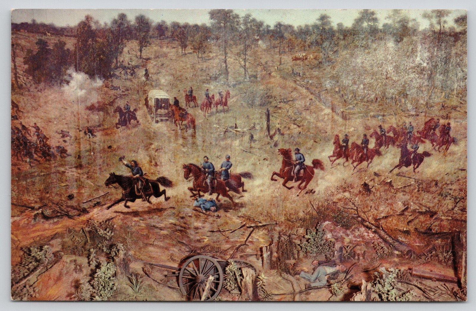 Atlanta Cyclorama General John A. Logan Battle of Atlanta Postcard