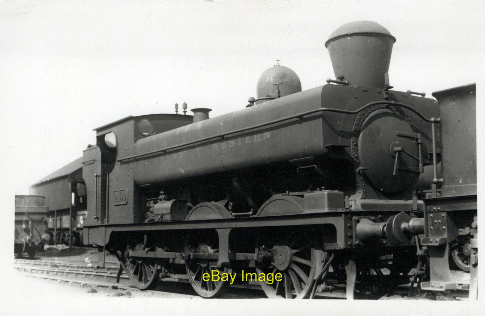 Photo 6x4 Railway Steam Engine GWR Pannier Tank unusual Chimney c1940's