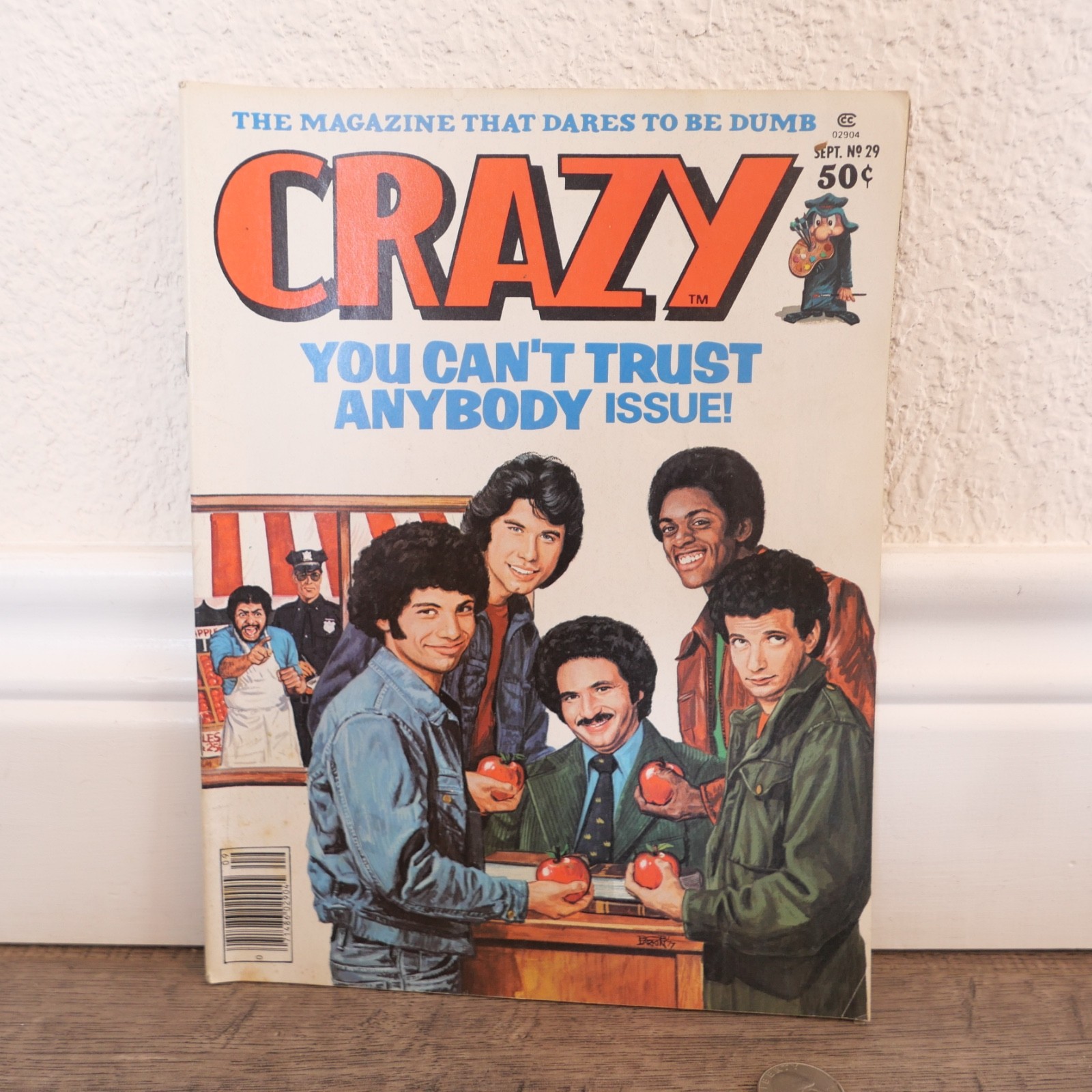 Vintage CRAZY Magazine Welcome Back Kotter TV Parody Cover #29 Sept. 1977 Issue