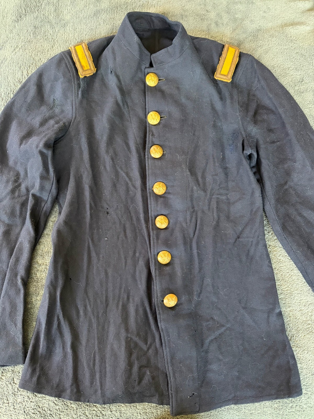 Orig Auth Indian Wars 2nd Lieutenant of Cavalry Seven Button Sack Coat/Blouse