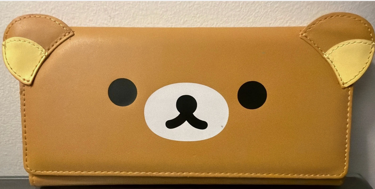 San-X Rilakkuma Korilakkuma Long Wallet 2019  - in great shape LQQK