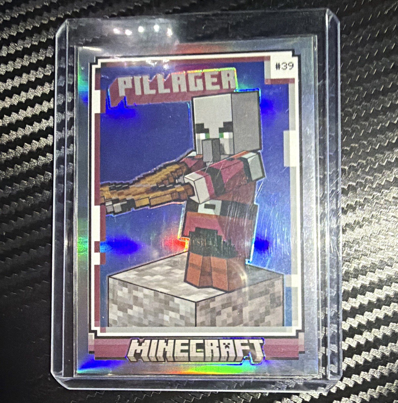 Panini 2024 Minecraft Base Set Prizm #39 Pillager Serial Numbered /149