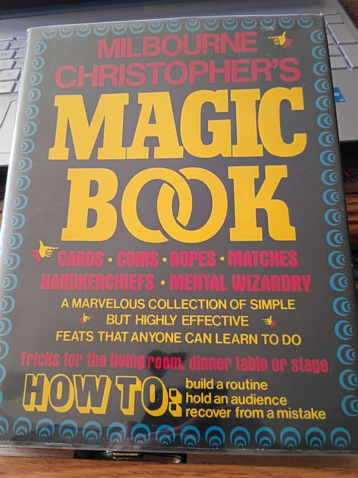 Milbourne Christopher\'s Magic Book HC Mylar Plastic Cover Milbourne Christopher\'s Magic Book HC Mylar Plastic Cover