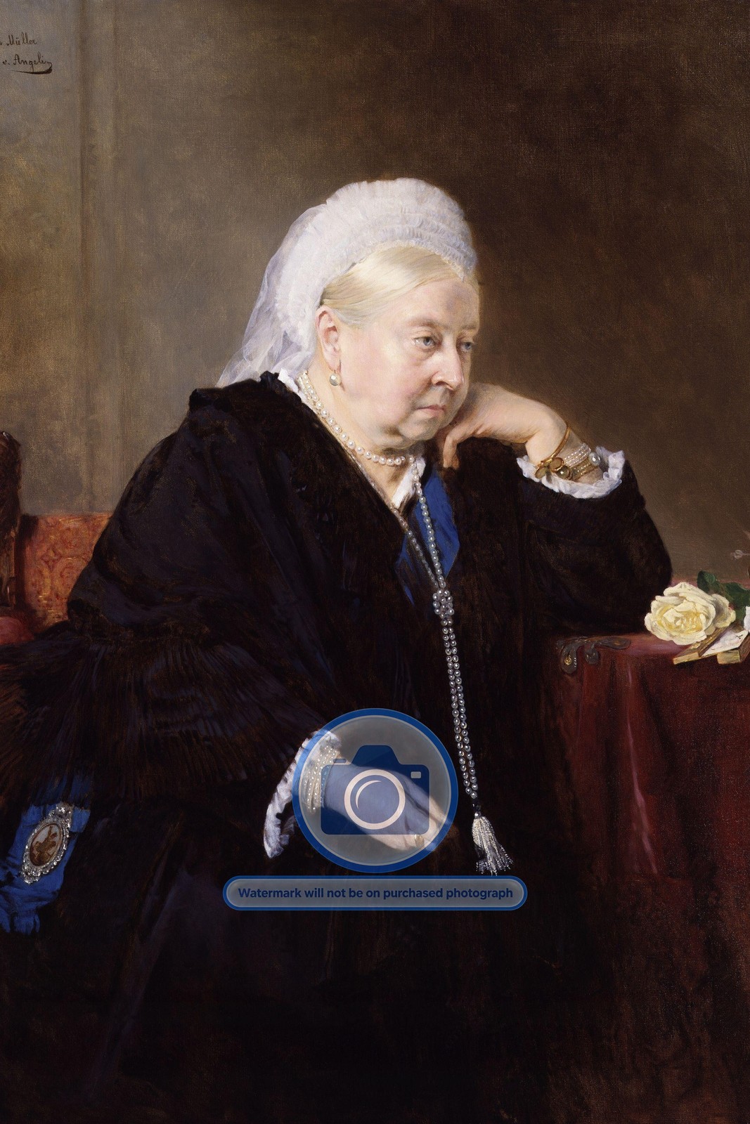 OLDER QUEEN VICTORIA OF THE UK 1900 PAINTING PORTRAIT 4X6 PHOTO OLDER QUEEN VICTORIA OF THE UK 1900 PAINTING PORTRAIT 4X6 PHOTO