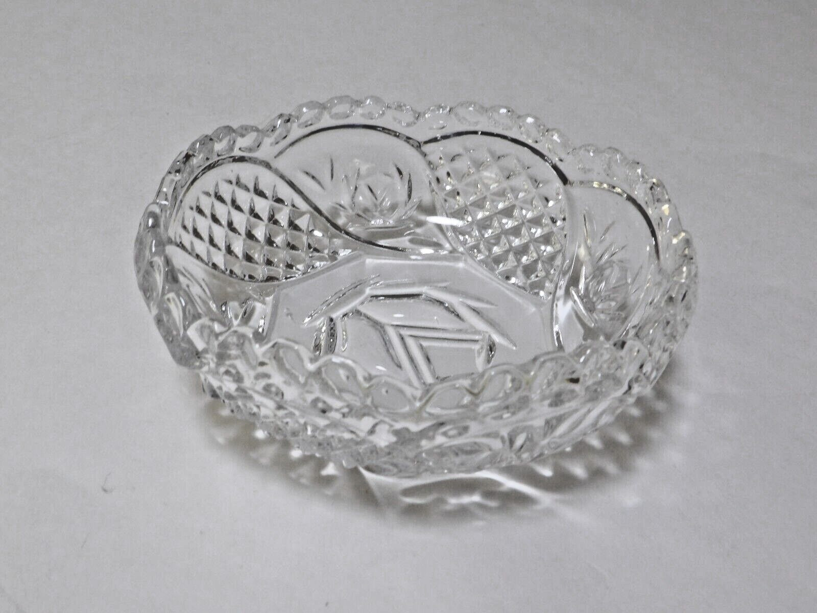 Vintage Pressed Depression Glass Candy/Nut Dish Vintage Pressed Depression Glass Candy/Nut Dish