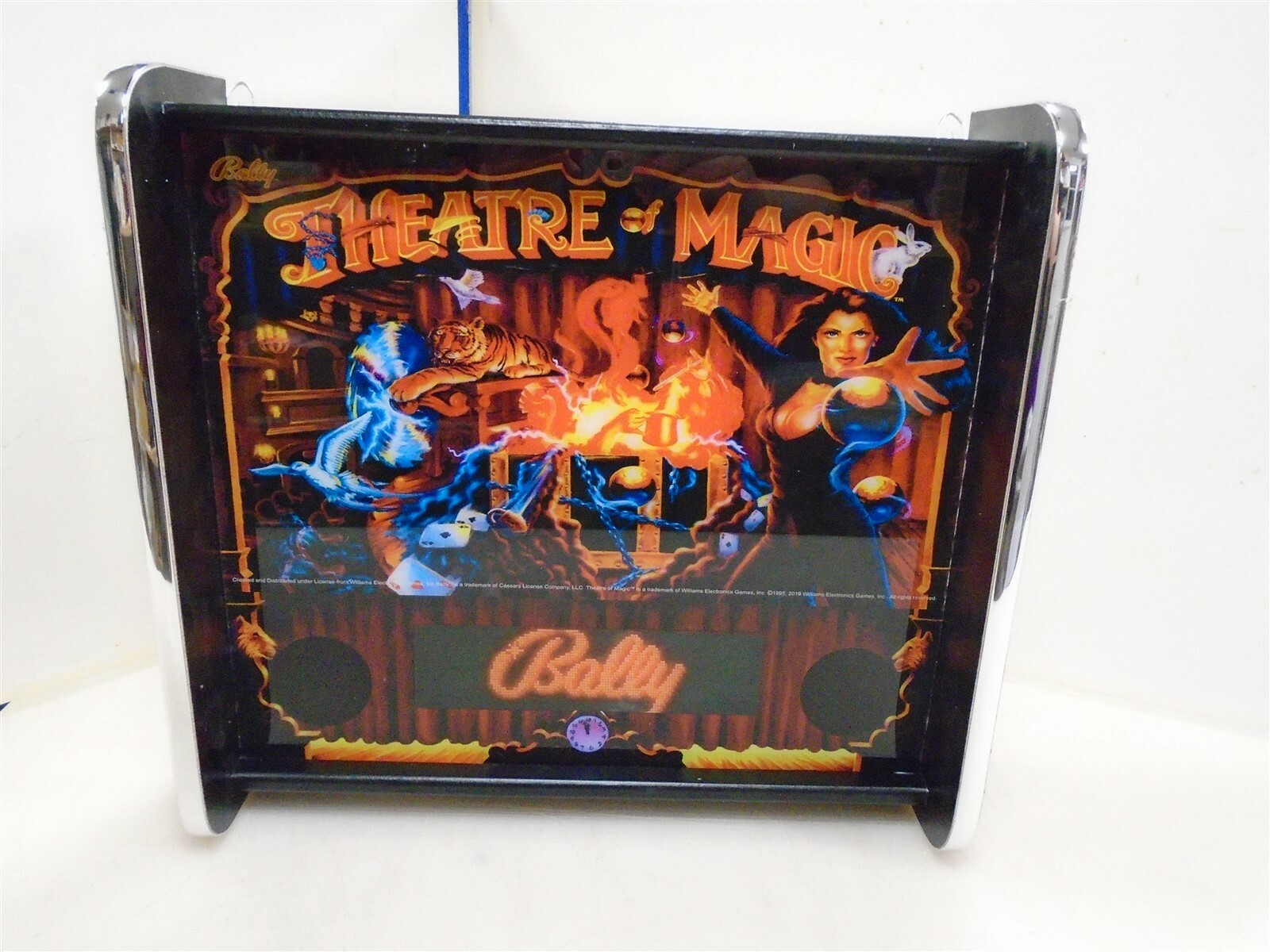 Bally Theatre of Magic Pinball Head LED Display light box Bally Theatre of Magic Pinball Head LED Display light box