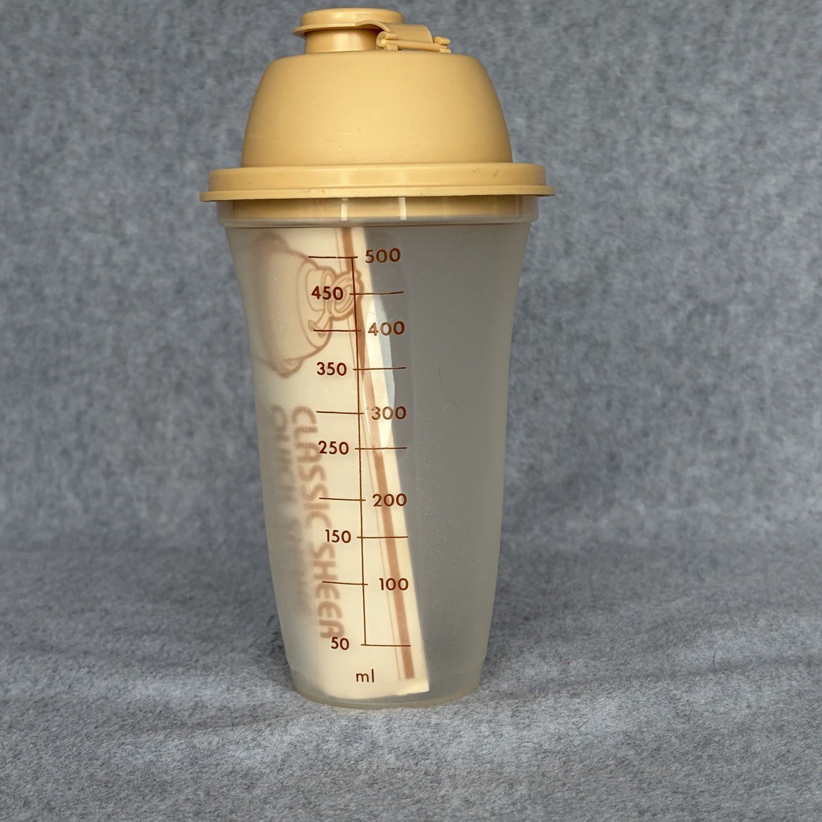 Vintage Tupperware Quick Shake 844-2 500mL Unused w/ Original Paperwork