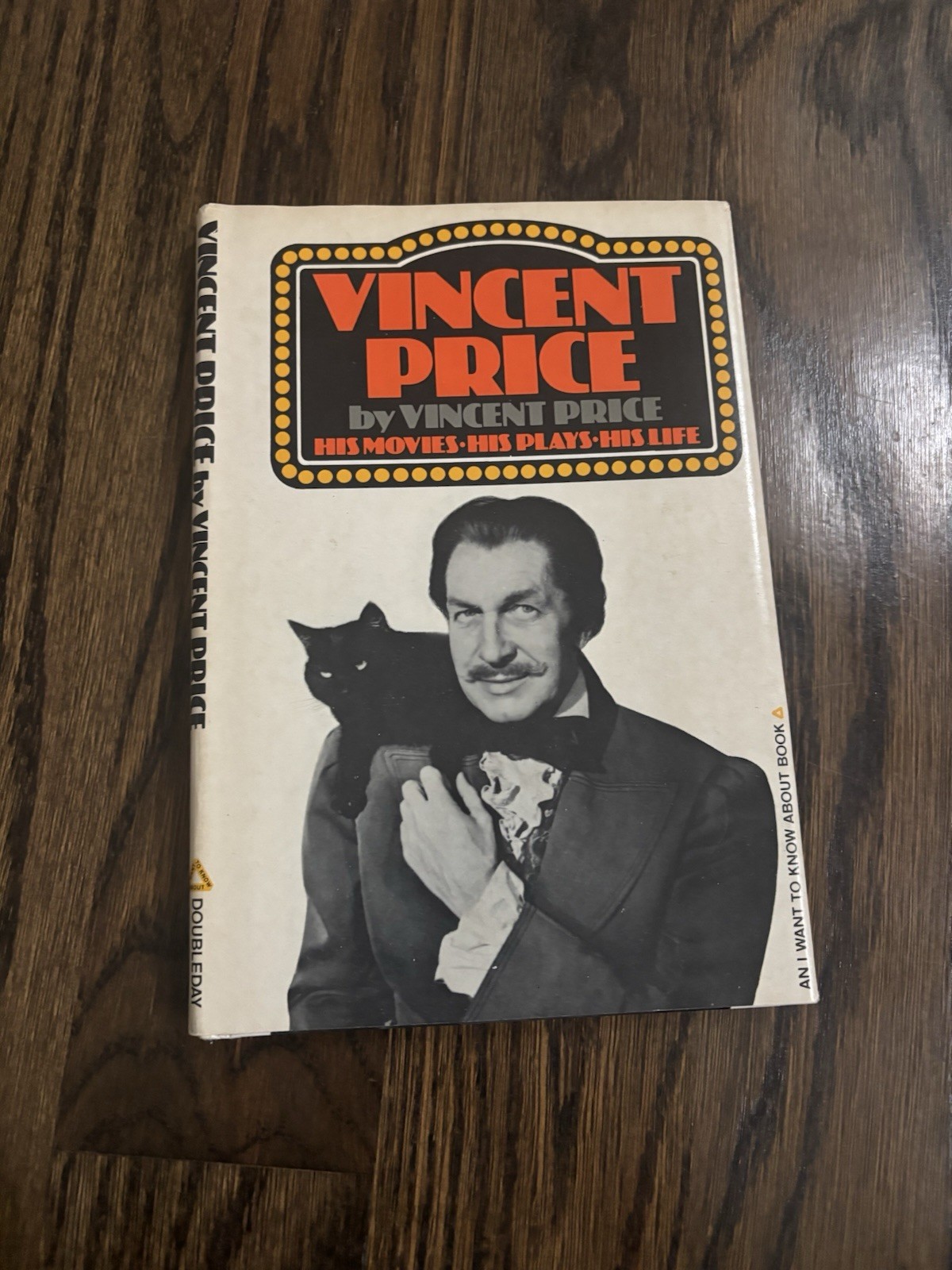 Vincent Price Autographed Book