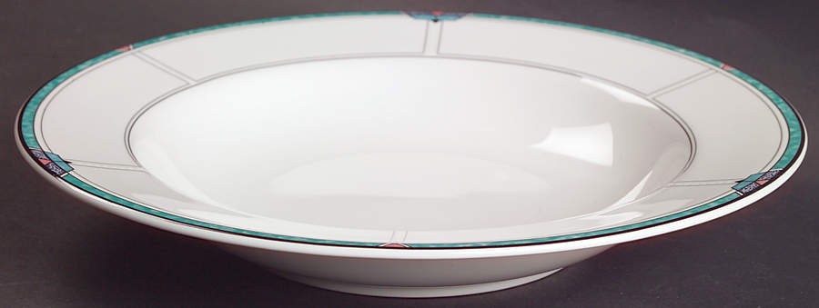Mikasa Emerald Cove Rimmed Soup Bowl 1411061