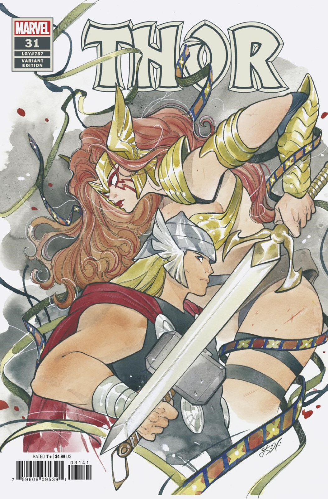 THOR #31 (PEACH MOMOKO ANGELA VARIANT)(2023) COMIC BOOK ~ Marvel Comics