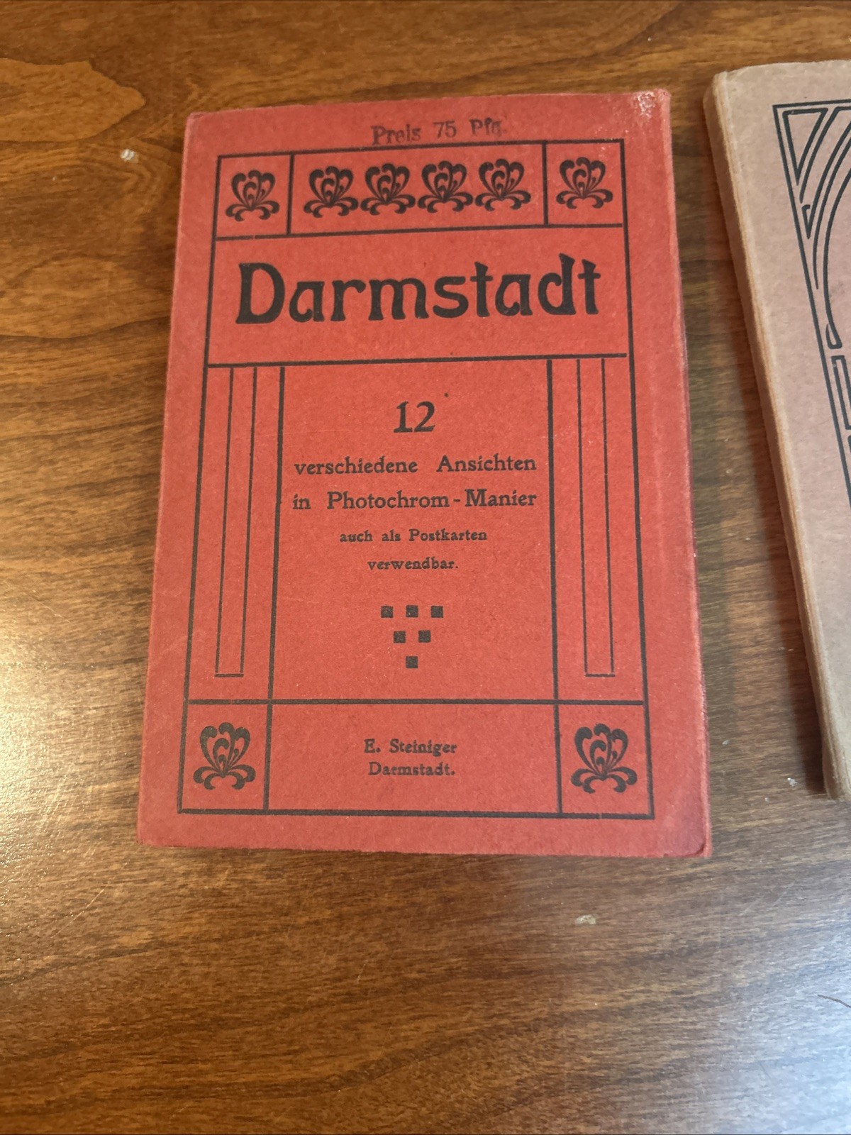 Vintage German Postcard Set Of 12 Unused Postcards Darmstadt Photochrom Vintage German Postcard Set Of 12 Unused Postcards Darmstadt Photochrom