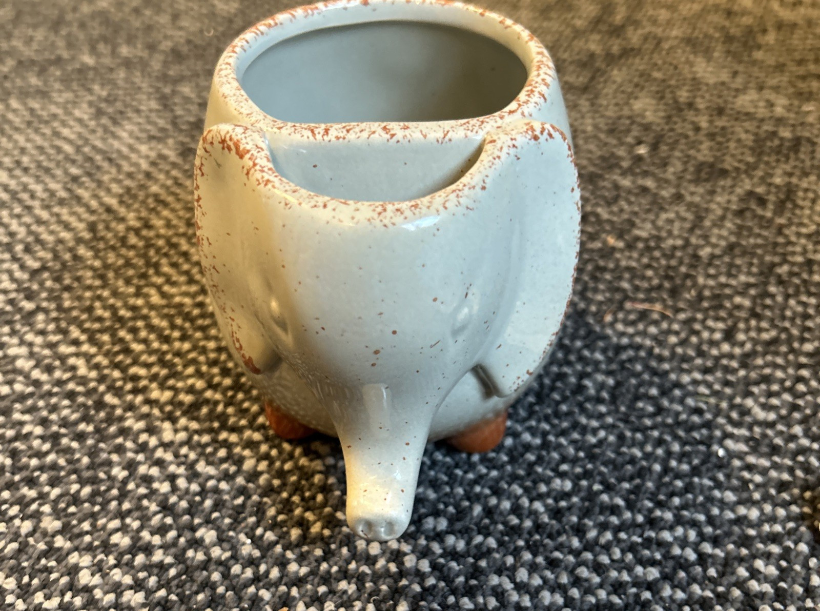 Ceramic 15oz Elephant Tea Mug Green