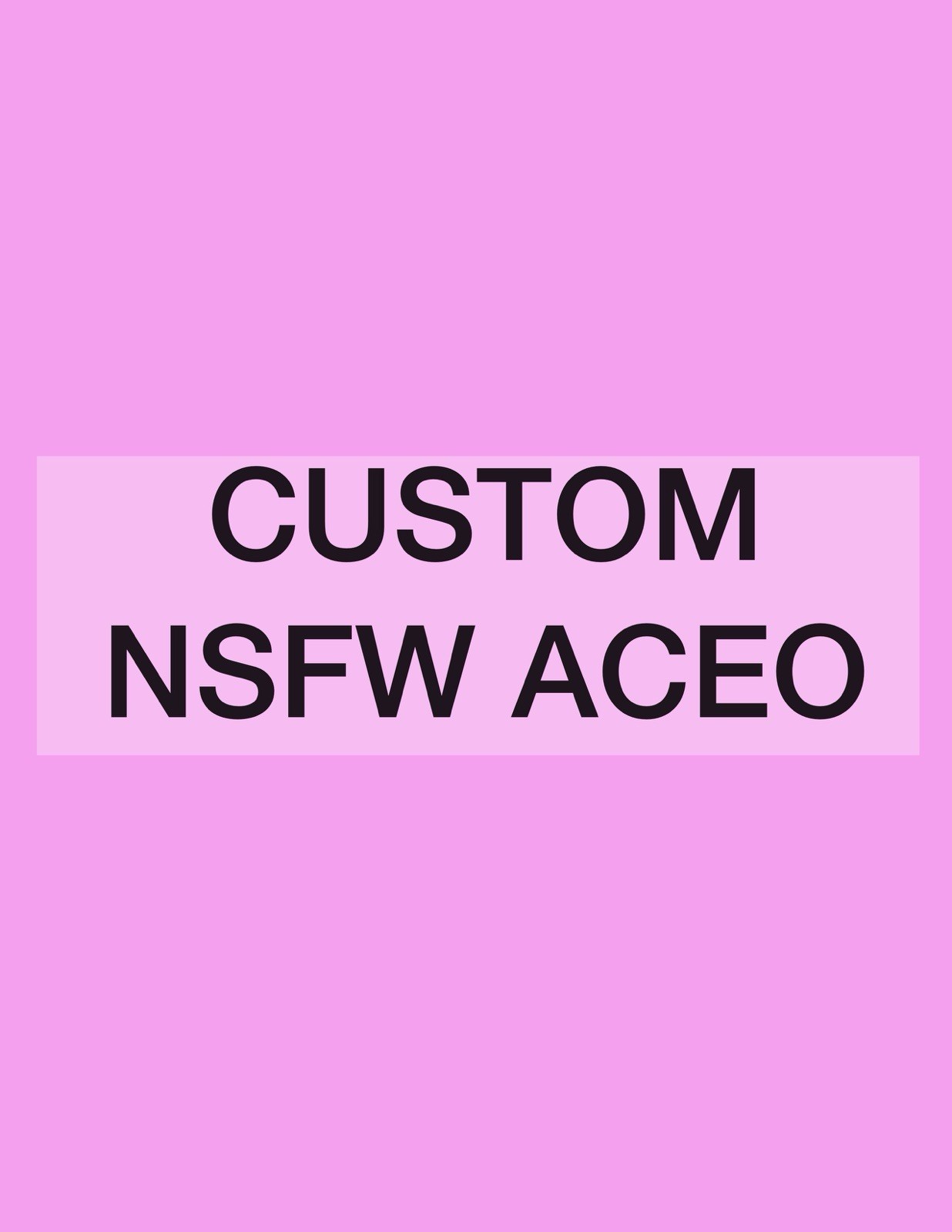 Custom Original ACEO NSFW Artwork Any Subject Character Hand Painted OOAK Nude Custom Original ACEO NSFW Artwork Any Subject Character Hand Painted OOAK Nude