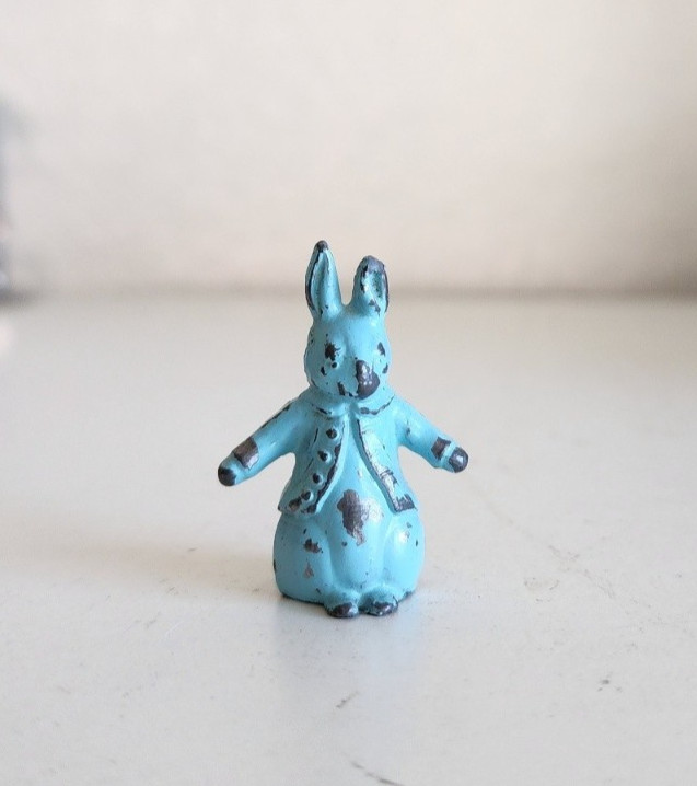 1890 Austria Vienna Bronze Cold Painted PETER RABBIT Beatrix Potter Figurine