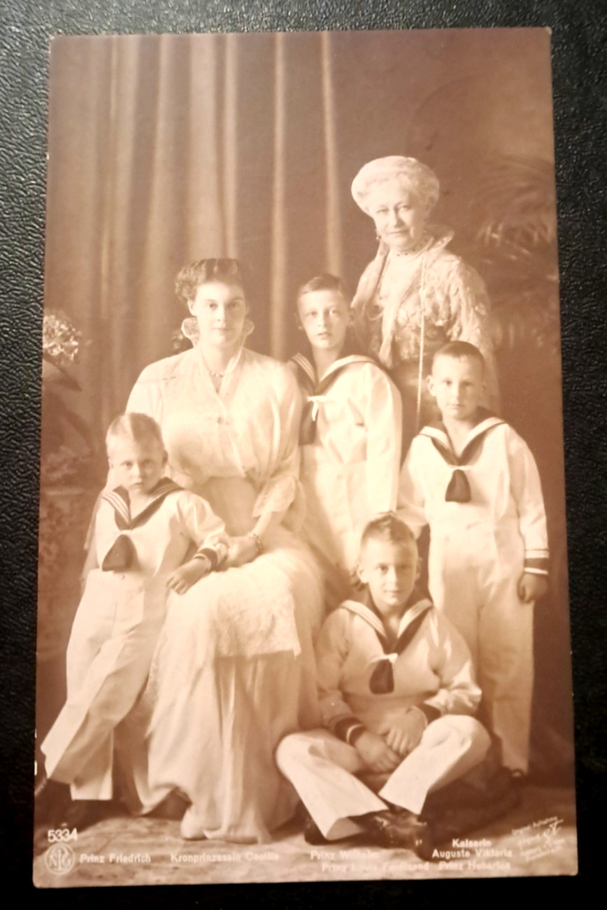 PRUSSIAN Royal Family REAL PHOTO PC, Prince Wilhelm, Louis Ferdinand, Friedrich PRUSSIAN Royal Family REAL PHOTO PC, Prince Wilhelm, Louis Ferdinand, Friedrich