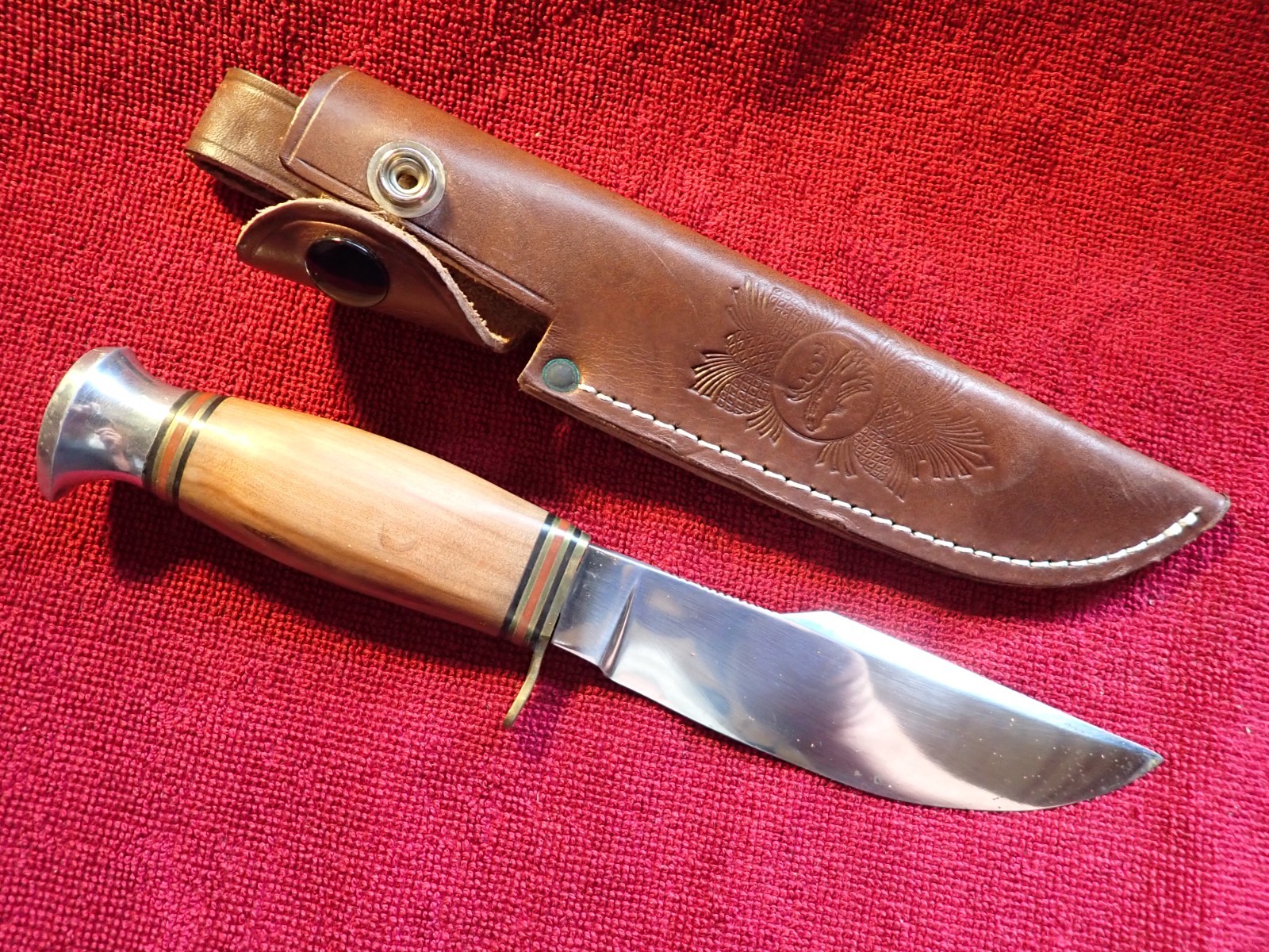 VINTAGE UNUSED HUNTING KNIFE HELLBERG ESKILSTUNA SWEDEN SWEDISH