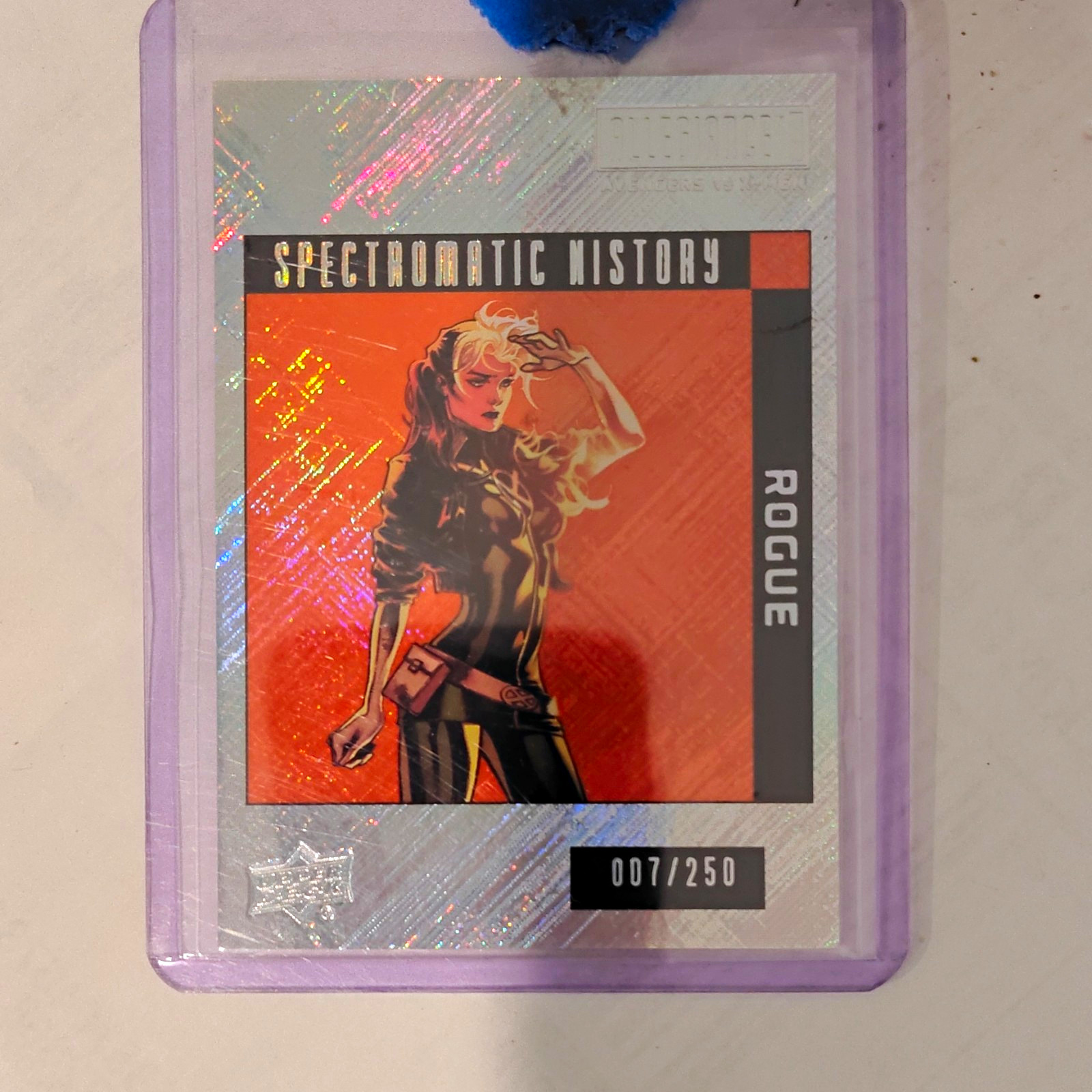 Upper Deck 2022 Marvel AvX Rogue Spectromatic History Orange SH-18 /250