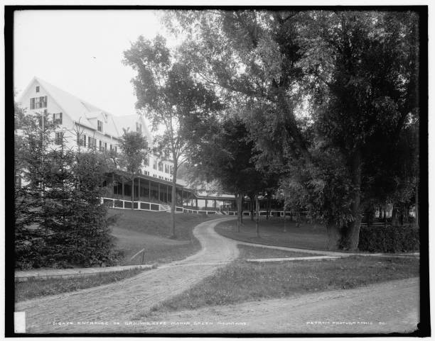 Entrance to grounds Hyde Manor Green Mountains between 1900 1906 H- Old Photo