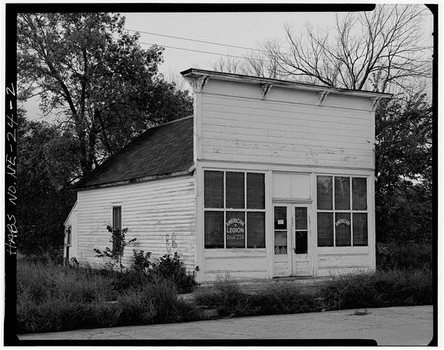 Photo:Niobrara Nebraska 1900s W W Dwight\'s Jewelry Store Elm Street HABS