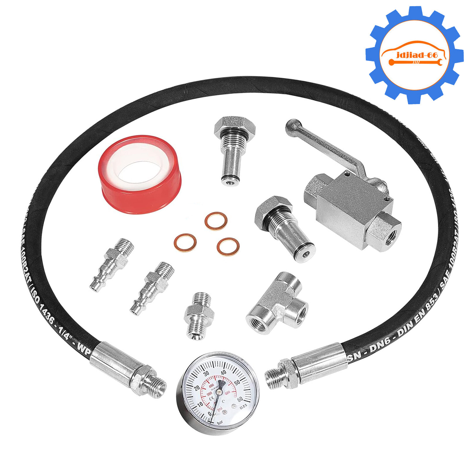 High Pressure Oil System IPR Air Test Tool Kit for Ford 6.0L-7.3L Powerstroke