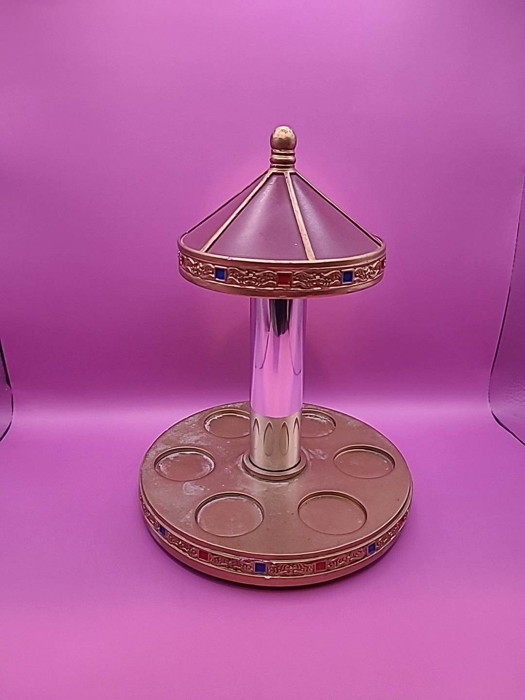 VINTAGE 1985 Spoontiques Figurine Carousel - Carousel Only