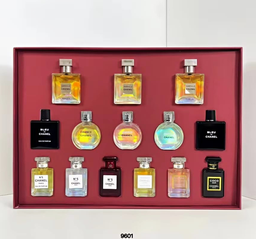 CHANEL Miniature Perfume Set - Bleu de Chanel, Chance, N°5 & Coco Mini Bottles