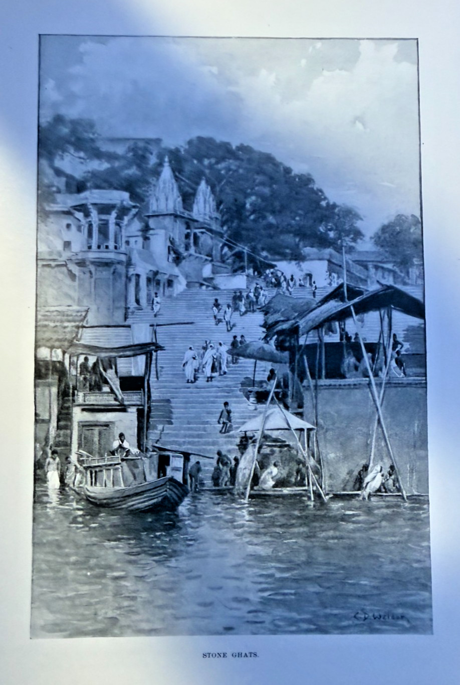 1900 Benares India Sacred City of the Hindoos illustrated 1900 Benares India Sacred City of the Hindoos illustrated