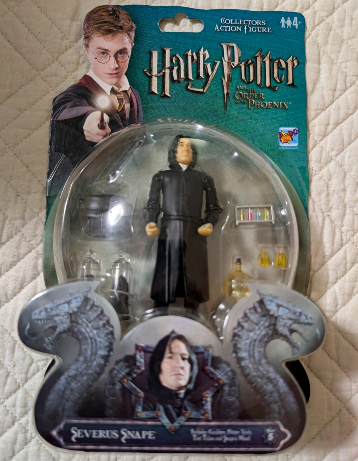 Pops Harry Potter Severus Snape Action Figure w/ Accessories & Keychain