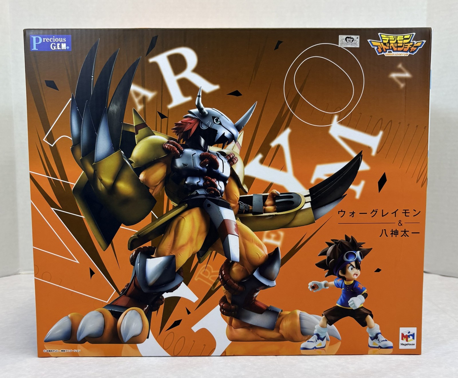 NEW Wargreymon Yagami Taichi Figure Digimon Adventures PVC G.E.M. MegaHouse GEM