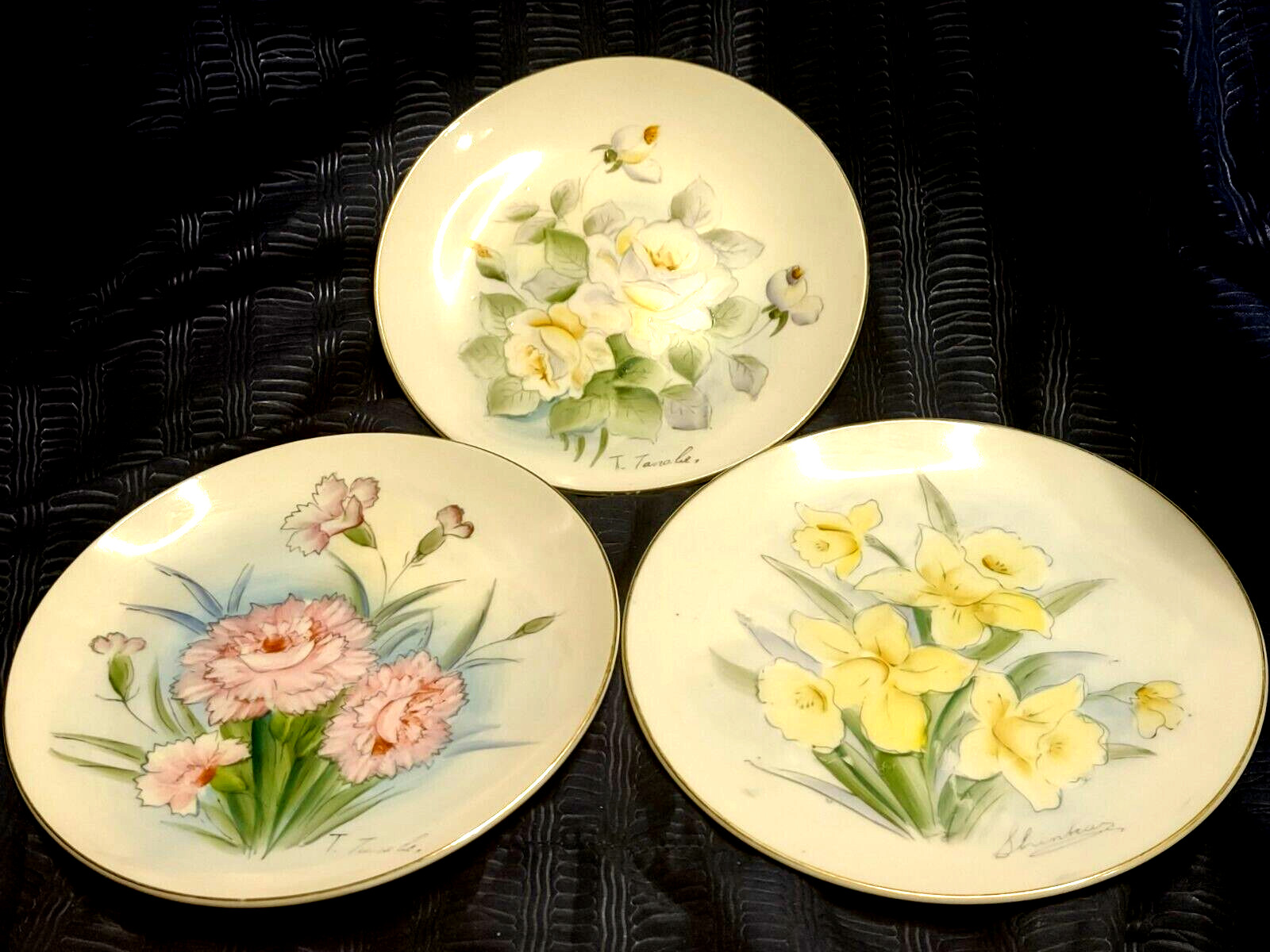 3 Porcelain Plates 6