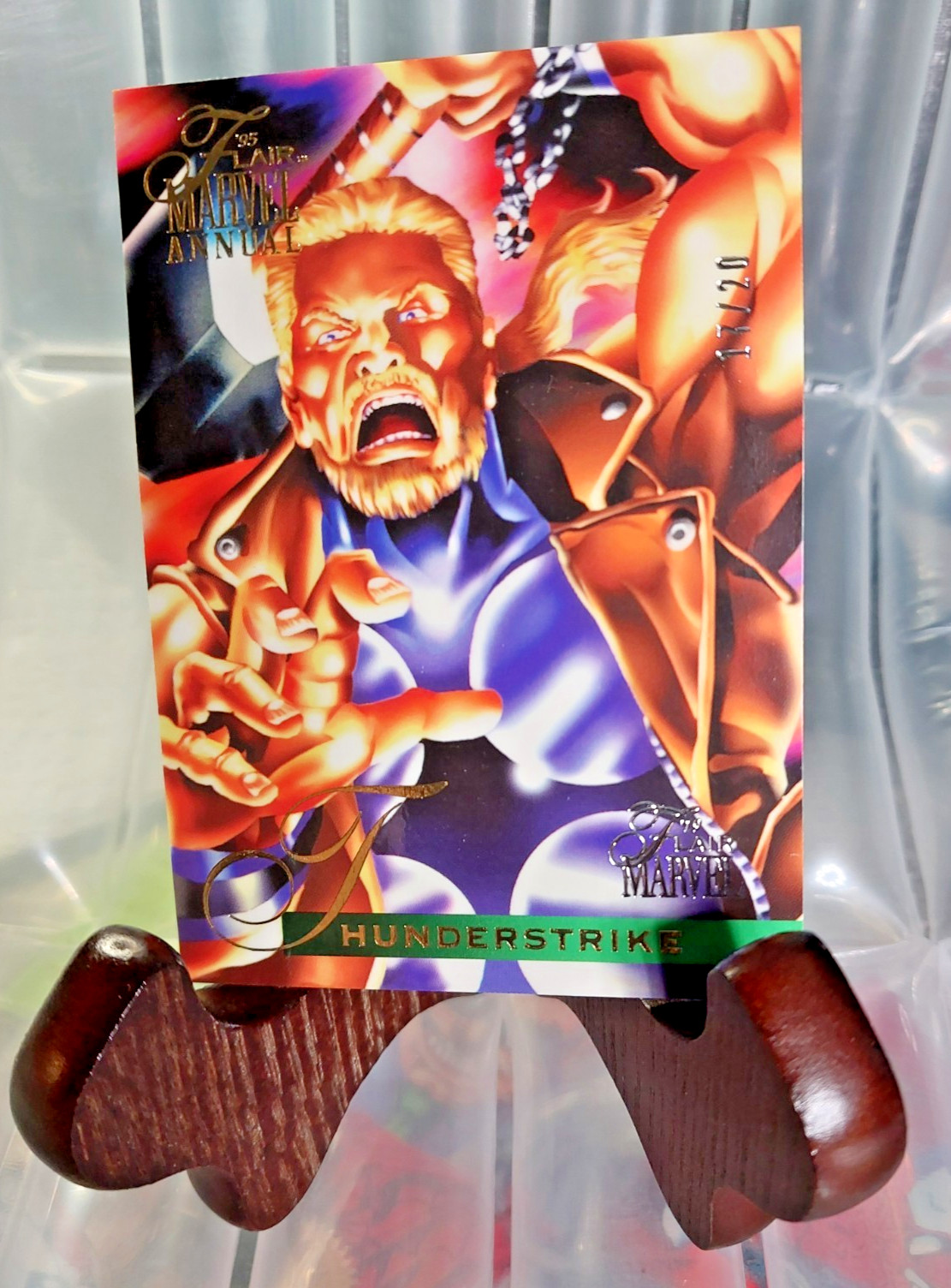 2019 Marvel Flair💥1995 Flair Buybacks💥Very Rare💥#113 Thunderstrike 17/20💥MNT