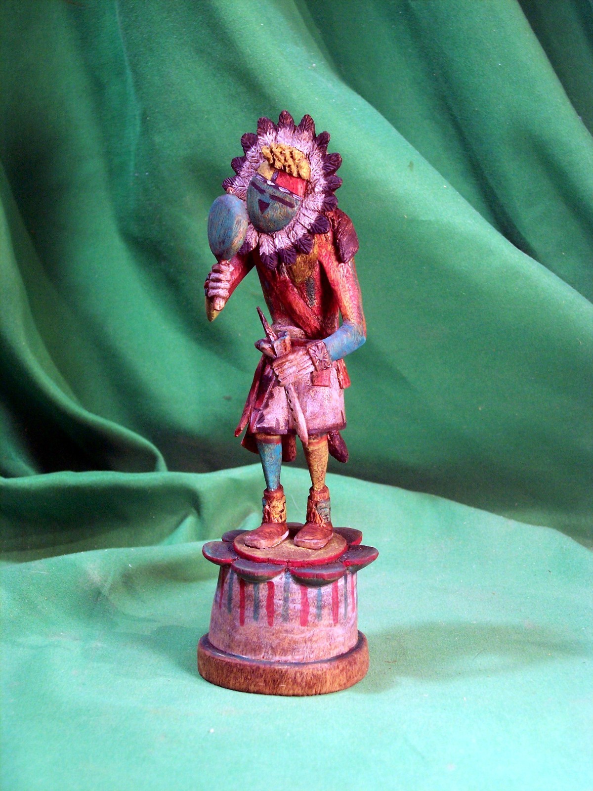 Hopi Kachina Doll - Tawa, the Sun Kachina by Elgean Joshevama - Beautiful Hopi Kachina Doll - Tawa, the Sun Kachina by Elgean Joshevama - Beautiful